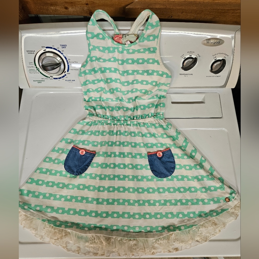 Matilda Jane Lakeside Dress Girls 435 Happy And Free Size 10